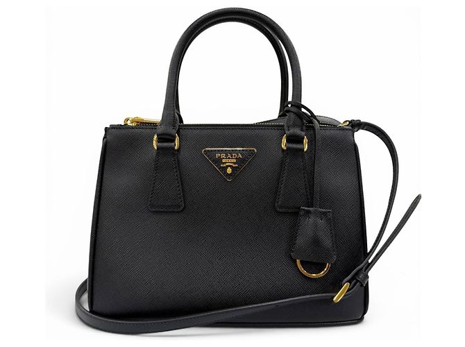 Sac à main Prada Galleria en cuir Saffiano Small Noir