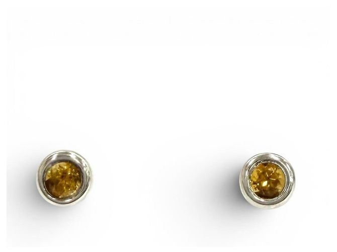 Orecchini a lobo Tiffany & Co. AG925 Citrine Argento Giallo