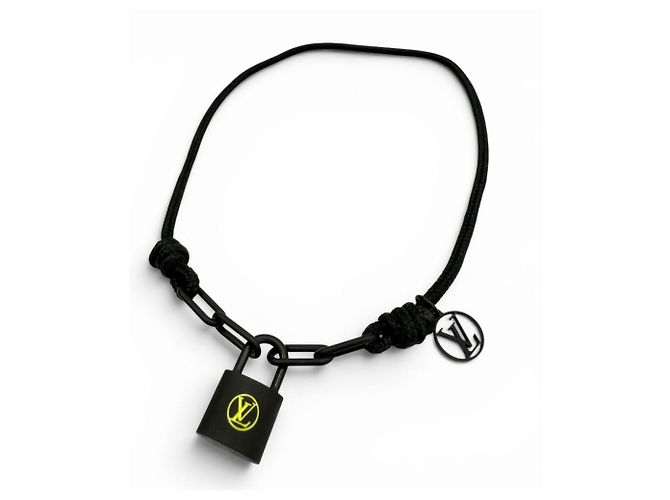 Louis Vuitton Lockit Virgil Abloh Bracelet Black