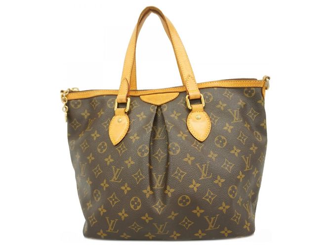 Louis Vuitton Monogram Palermo PM Handtasche Braun