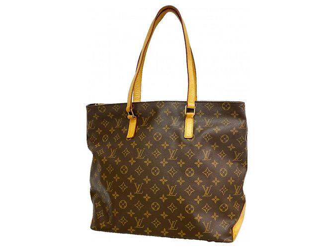 Borsa Tote Louis Vuitton Monogram Cabas Mezzo Marrone