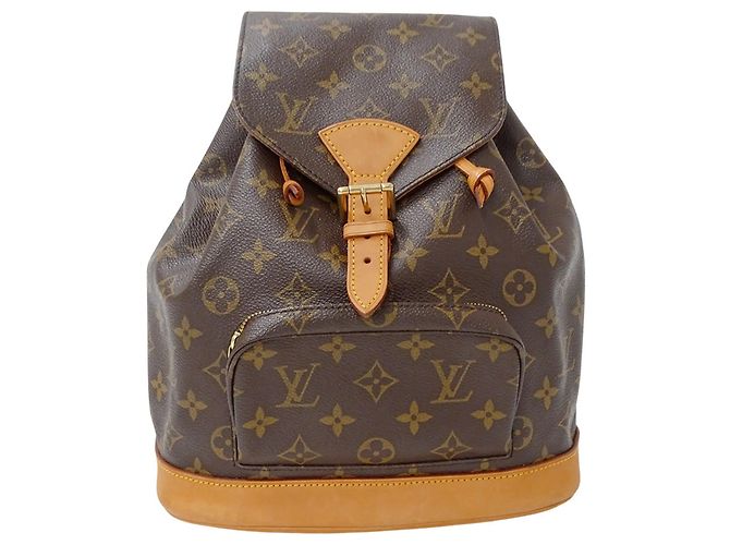 Louis Vuitton Women's Monogram Canvas Backpack Brown