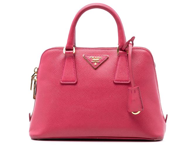 Sac à main Prada Pink Small Saffiano Lux Promenade Rose