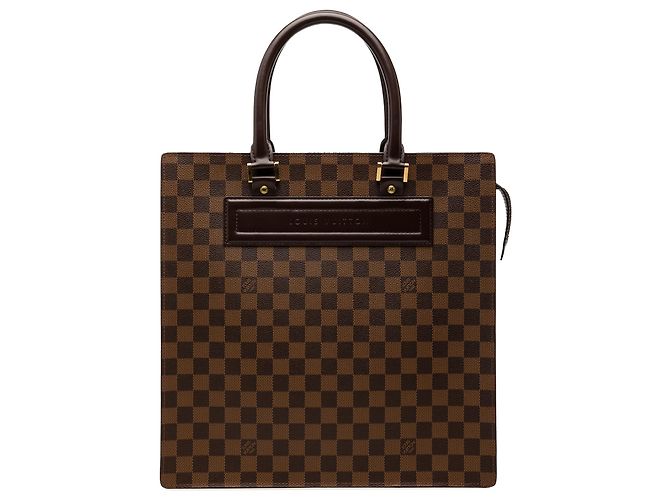 Louis Vuitton Brown Damier Ebene Venice Sac Plat GM
