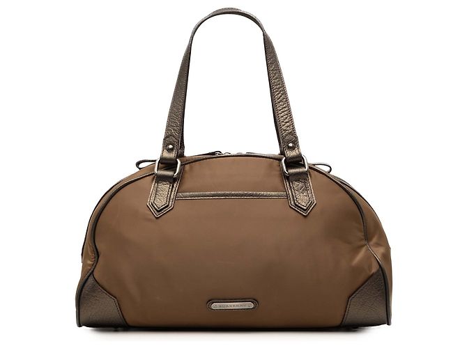 Borsa in nylon marrone Burberry