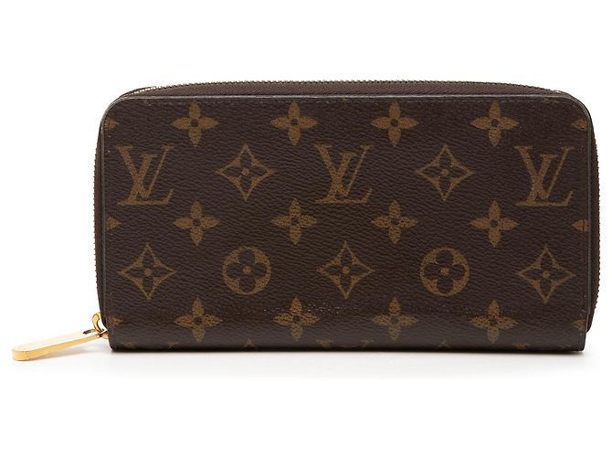 Louis Vuitton Brown Monogram Zippy Long Wallet