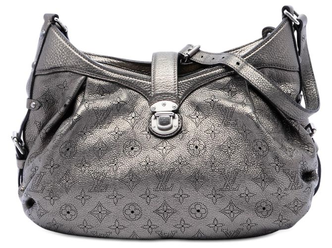 Louis Vuitton Silver Monogram Mahina XS Argento