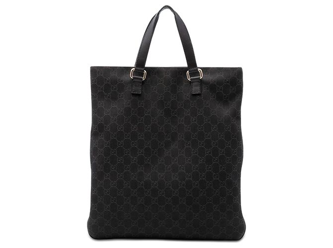 Tote em denim GG marrom Gucci Castanho escuro