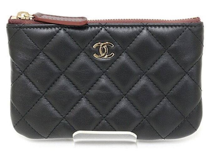 Chanel Classic Black Lambskin Coin Purse