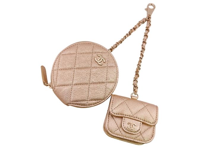 Monedero de cuero matelassé Chanel
