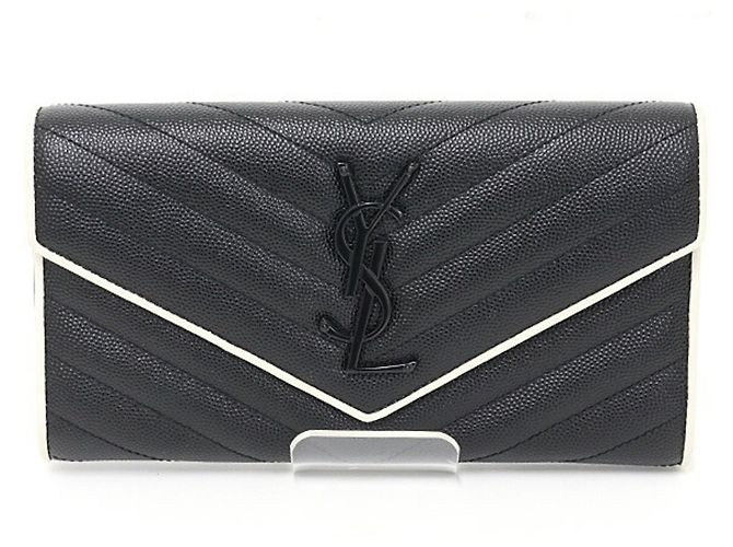 Saint Laurent Cassandra Matelassé Large Flap Wallet