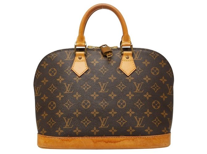 Borsa Louis Vuitton Monogram Alma PM Marrone