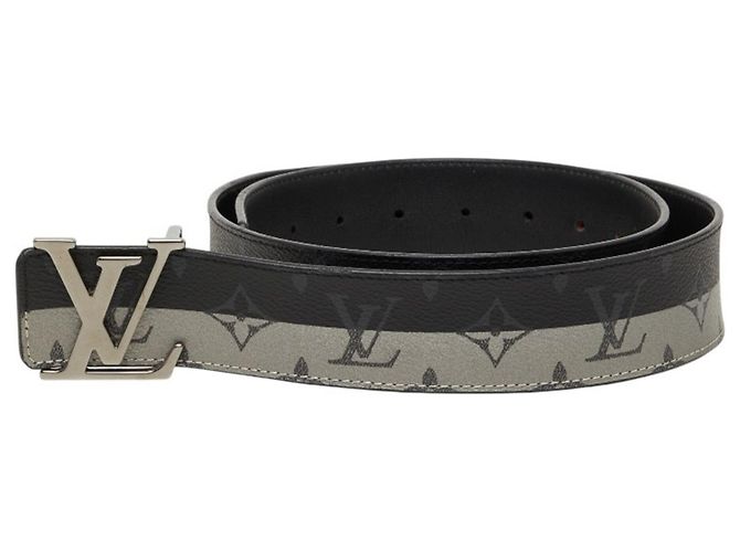 Louis Vuitton Monogram Eclipse Belt Brown Black