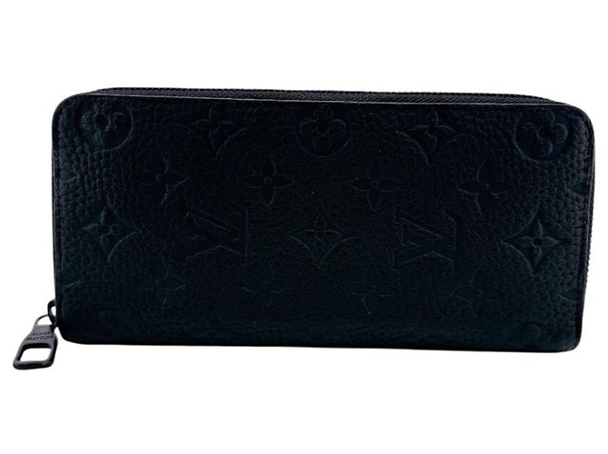 Cartera larga plegable Louis Vuitton Negro