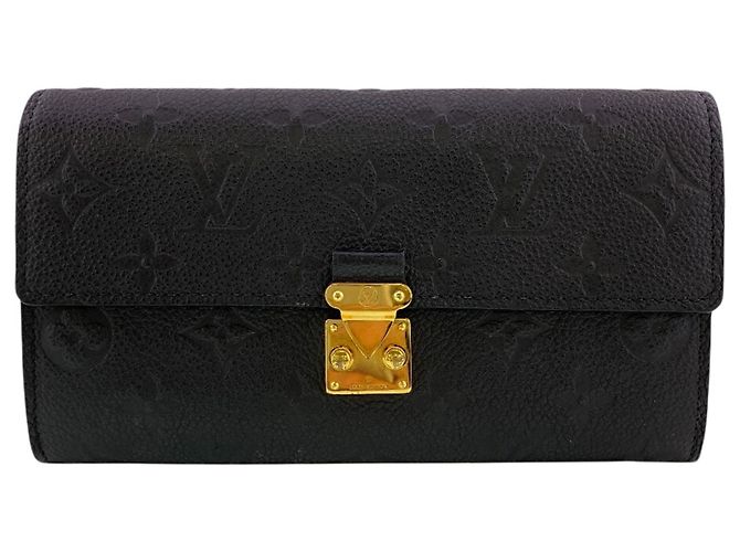 Louis Vuitton Bi-Fold Long Wallet Black