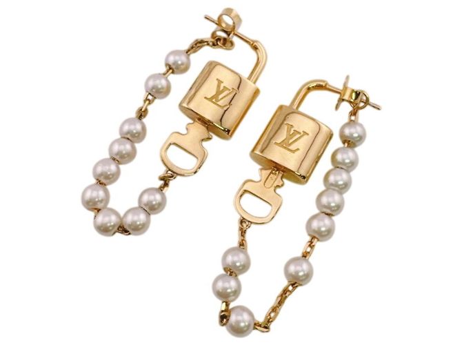 Orecchini Pearl Rock Cadena di Louis Vuitton D'oro