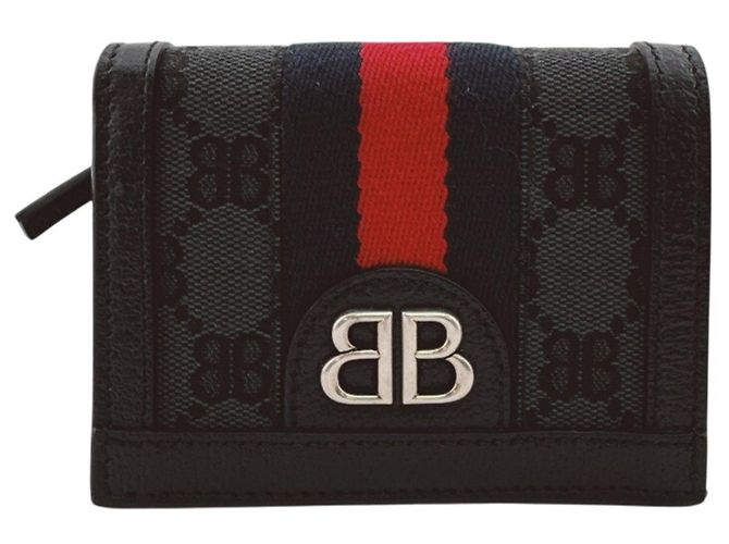 Cartera bi-fold Gucci 680385 Hacker Project Negro