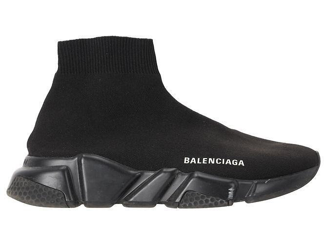 Balenciaga Speed Sneaker aus schwarzem Polyester