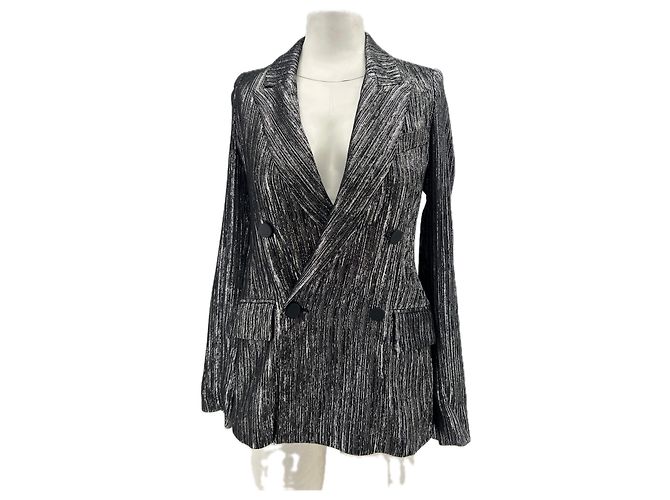 Blazer nero e argento Isabel Marant