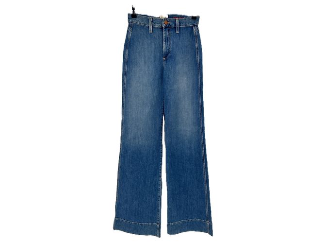 Autre Marque AO.LA Jeans Blau Regenbogen Baumwolle Größe 25 