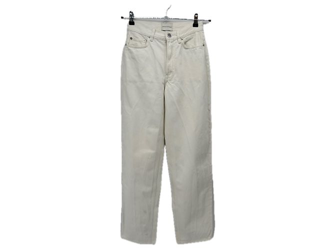 Autre Marque Pantalones blancos de algodón LOULOU DE SAISON Talla 25