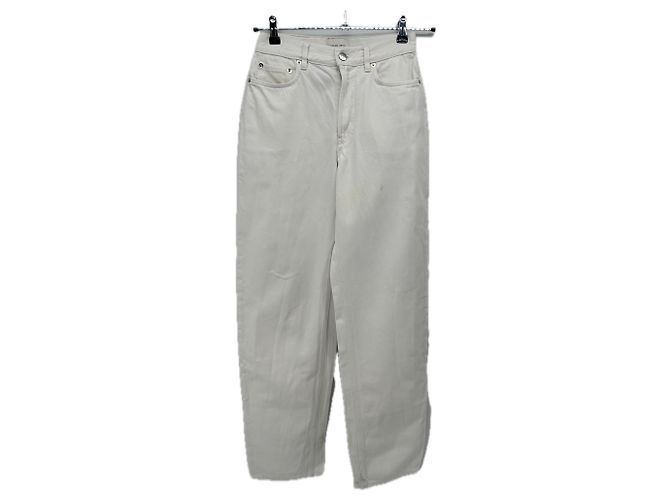 Autre Marque Pantalones blancos de algodón LOULOU DE SAISON 26 US