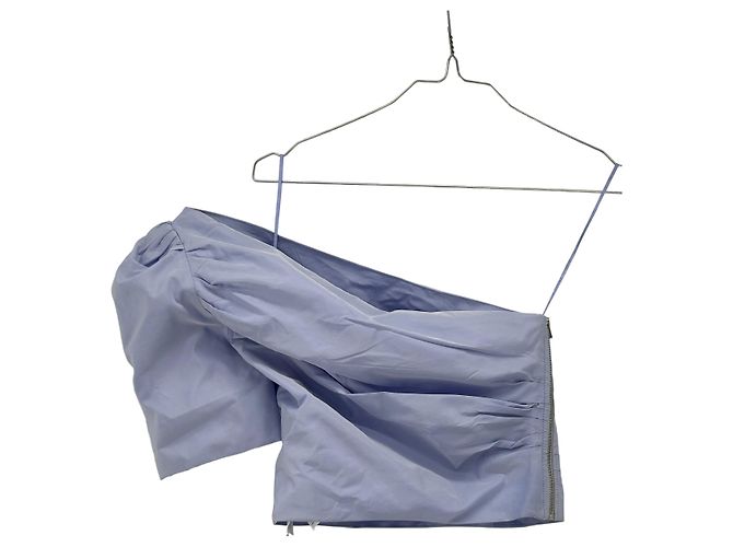 Maje Blaues Off-Shoulder-Top