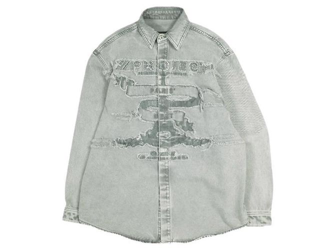Autre Marque Camicia in cotone Y/Project Evergreen Paris' Best Patch Marrone