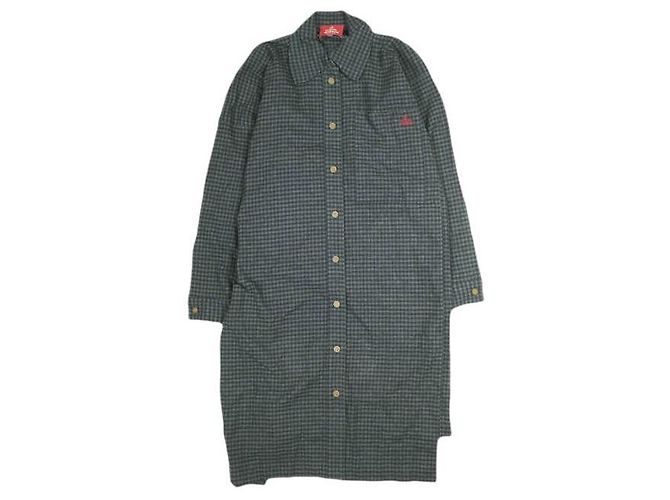 Vestido de algodón Vivienne Westwood Red Label Castaño Azul marino