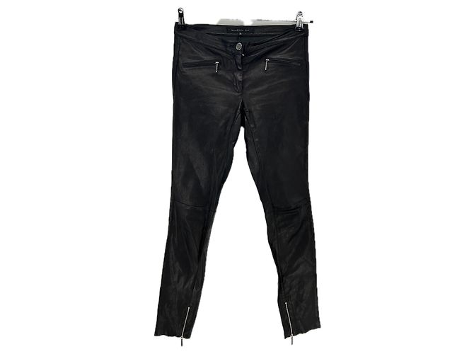 Barbara Bui Schwarze Lederhose