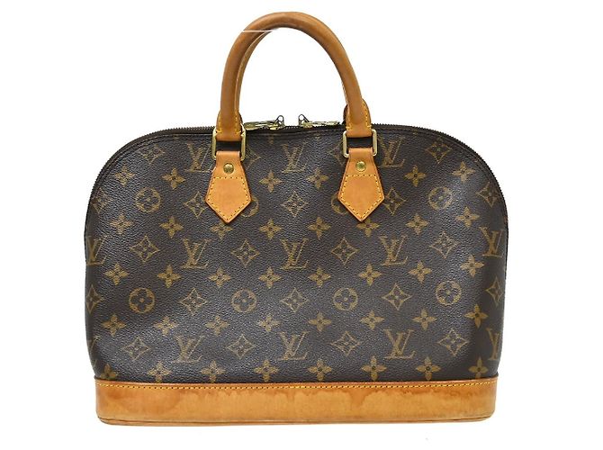 Bolso Louis Vuitton Alma Monogram Canvas PM Castaño