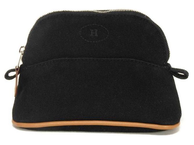 Hermès Bolso de mano Mini Bolide Hermes Negro Naranja