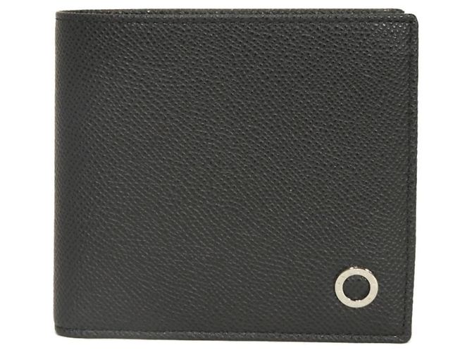 Bulgari Bvlgari Bi-fold Wallet Black