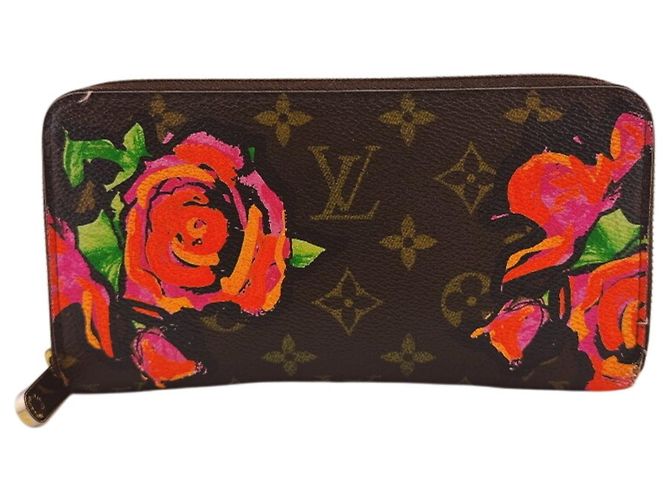 Zippy Cartera larga Louis Vuitton Monogram Marrón Castaño