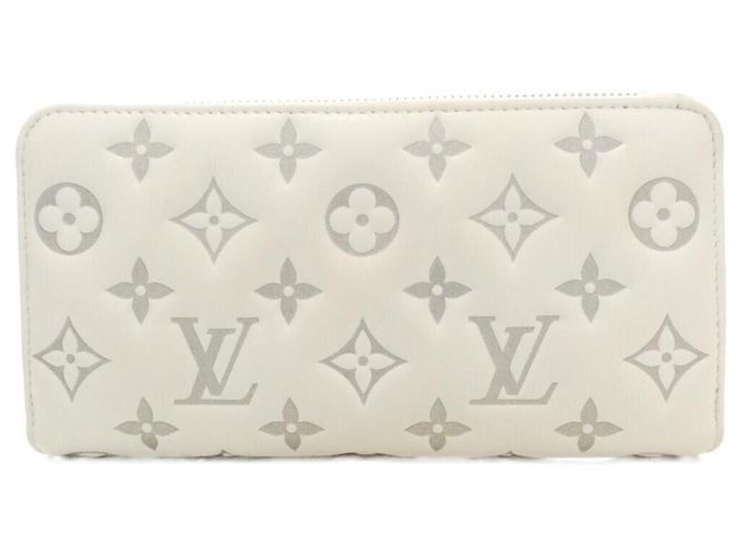 Cartera Zippy Louis Vuitton Monogram Coussin (LV SKI) Blanco