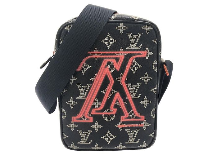 Borsa a Spalla Louis Vuitton Monogram Ink Danube Rosso Blu Corallo Monogramma