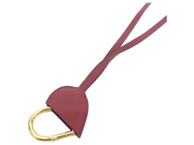 Colar Hermès Au Coeur du Faubourg Vermelho Dourado 