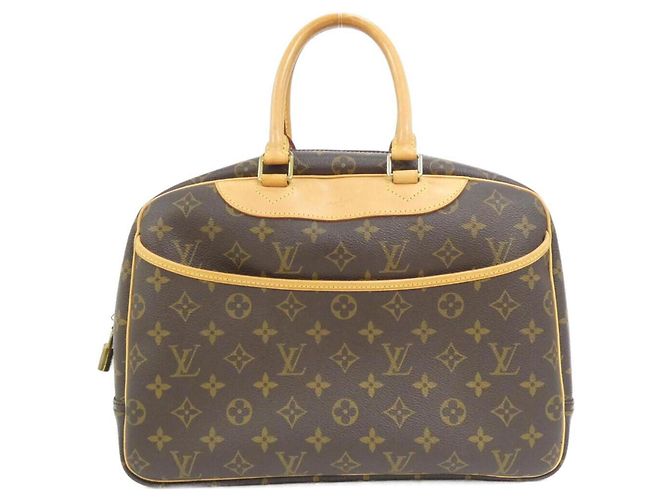 Sac à main Louis Vuitton Monogram Bowling Vanity Marron Monogramme