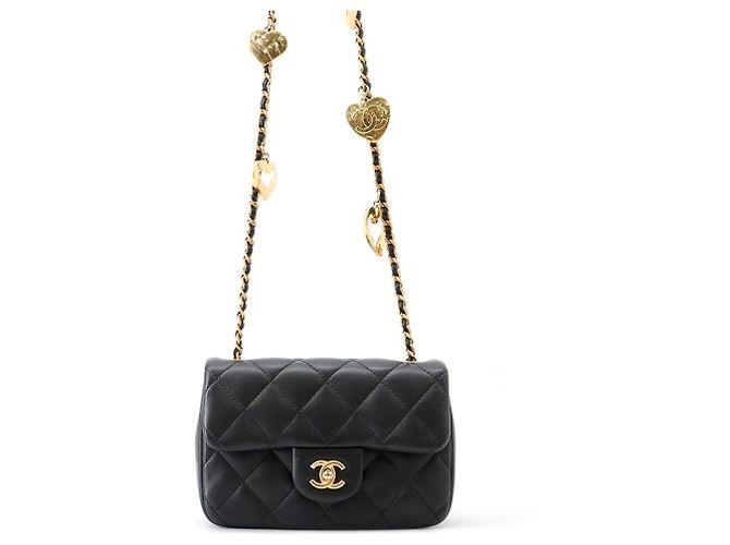 Borsa a Spalla Chanel Mini Matelassé Nero