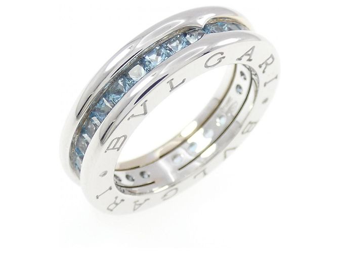 Bulgari Anillo B.zero1 en oro blanco y topacio de Bvlgari