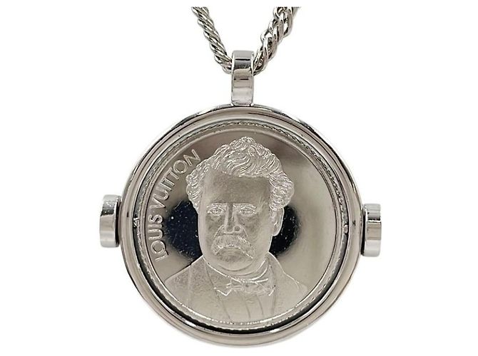 Collana Medallion Louis Vuitton M63643 Argento