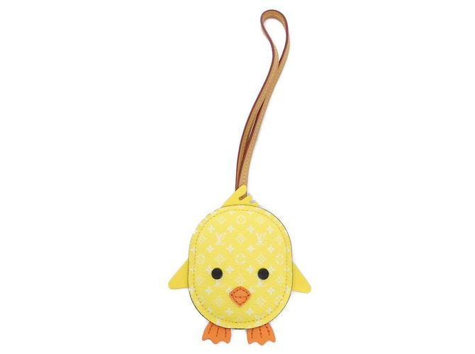 Charm de Accesorio Monogram Louis Vuitton Castaño Amarillo