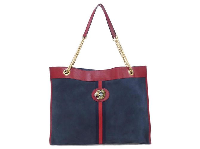 Bolsa e Pouch Gucci Vermelho Azul escuro