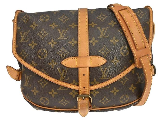 Louis Vuitton Saumur Monogram Canvas 30 Marrom