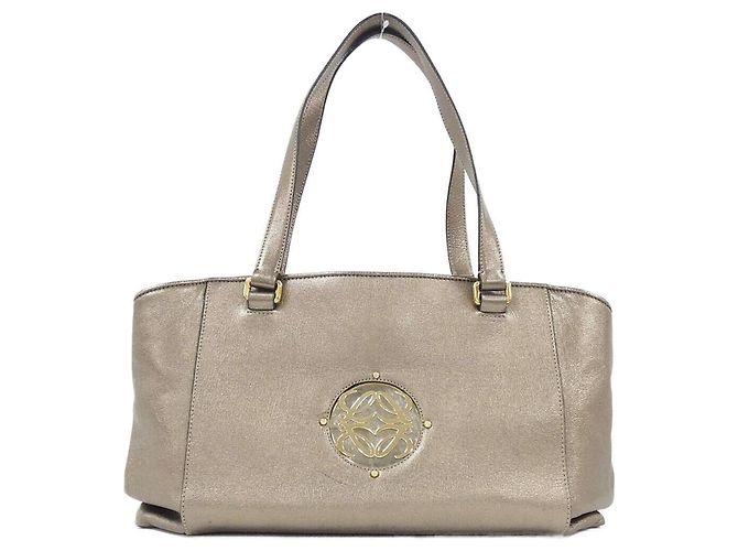 Sac cabas Loewe Maia Beige Doré