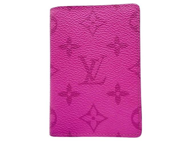 Organizer Tarjetero Louis Vuitton Pink Taigarama Rosa