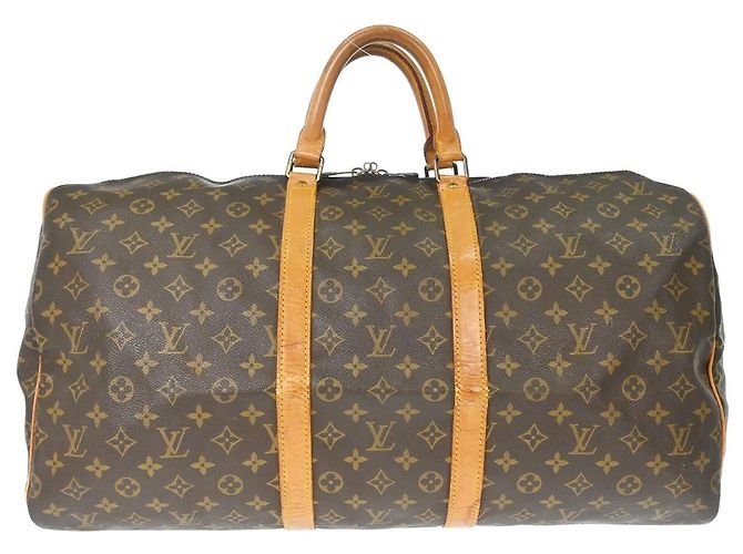 Louis Vuitton Keepall Monogram Canvas 55 Marron