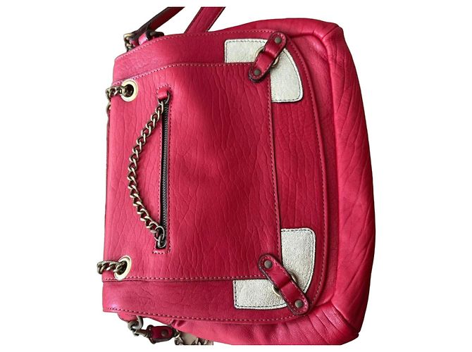 Bolsa de mão Abaco Paris em couro vermelho