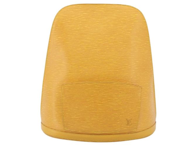 Louis Vuitton Gobelins Epi Leather Jaune