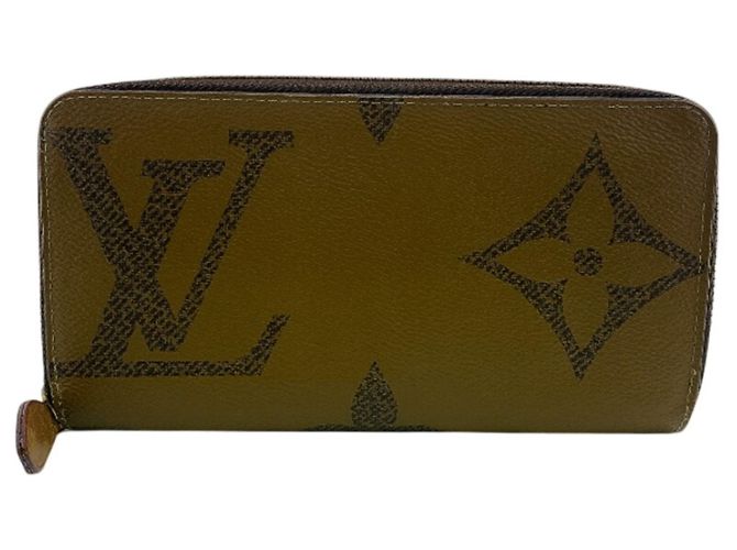 Louis Vuitton Zippy Wallet Giant Monogram Reverse Brown